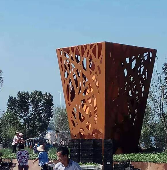 东海耐候钢板雕塑